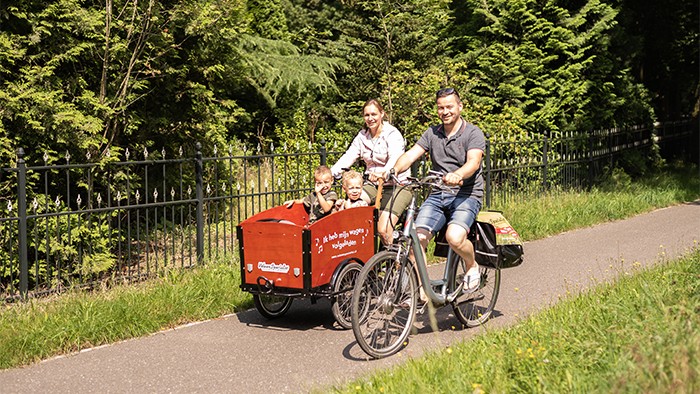 Bakfiets (Dutch cargo bike) Miete auf der Veluwe in 