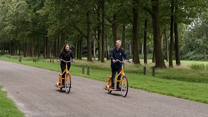 E-Laufräder auf der Veluwe in 