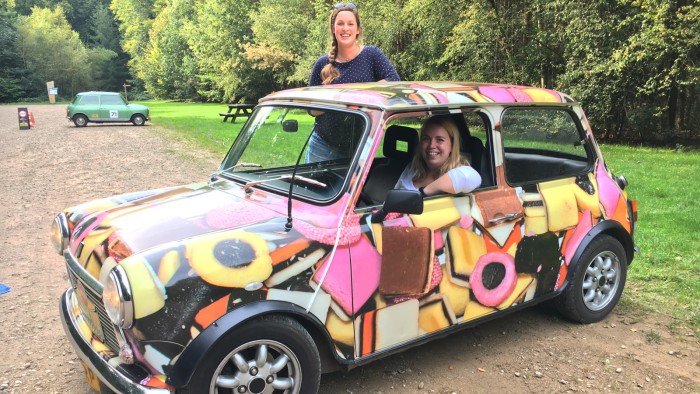 Mini Cooper auf der Veluwe in 