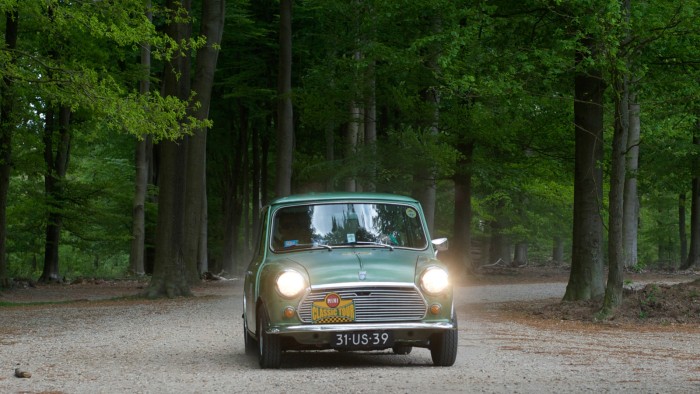 Mini Cooper auf der Veluwe in 