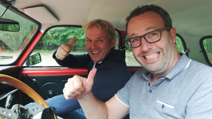 Mini Cooper auf der Veluwe in 