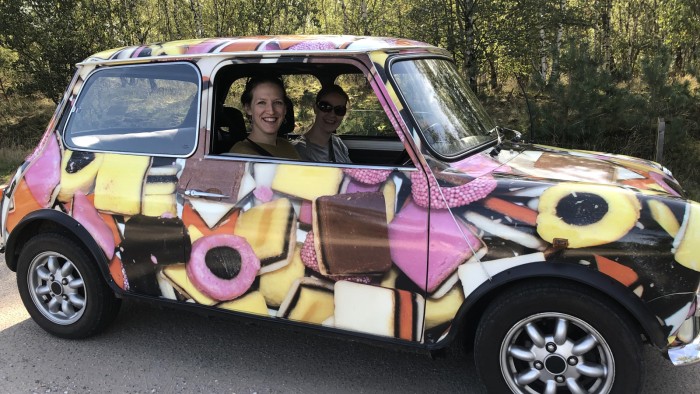 Mini Cooper auf der Veluwe in 
