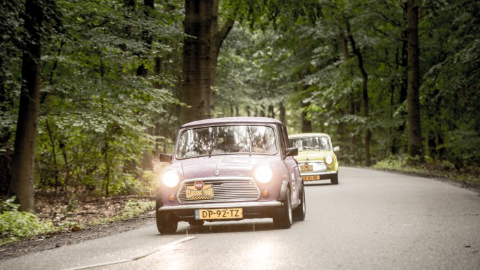 Mini Cooper auf der Veluwe in 