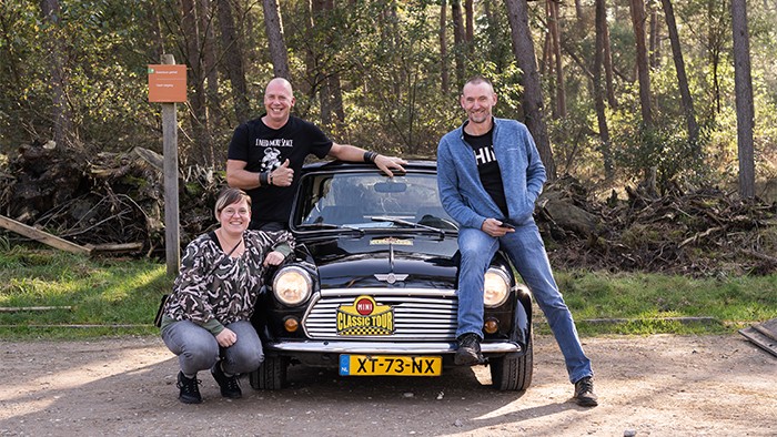 Mini Cooper auf der Veluwe in 