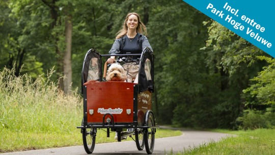 Aktivität / Tagesausflug Bakfiets (Dutch cargo bike) elektrisch) inkl. Eintritt Park Hoge Veluwe in der Veluwe